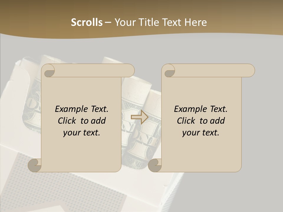 Closeup Finger Elder PowerPoint Template
