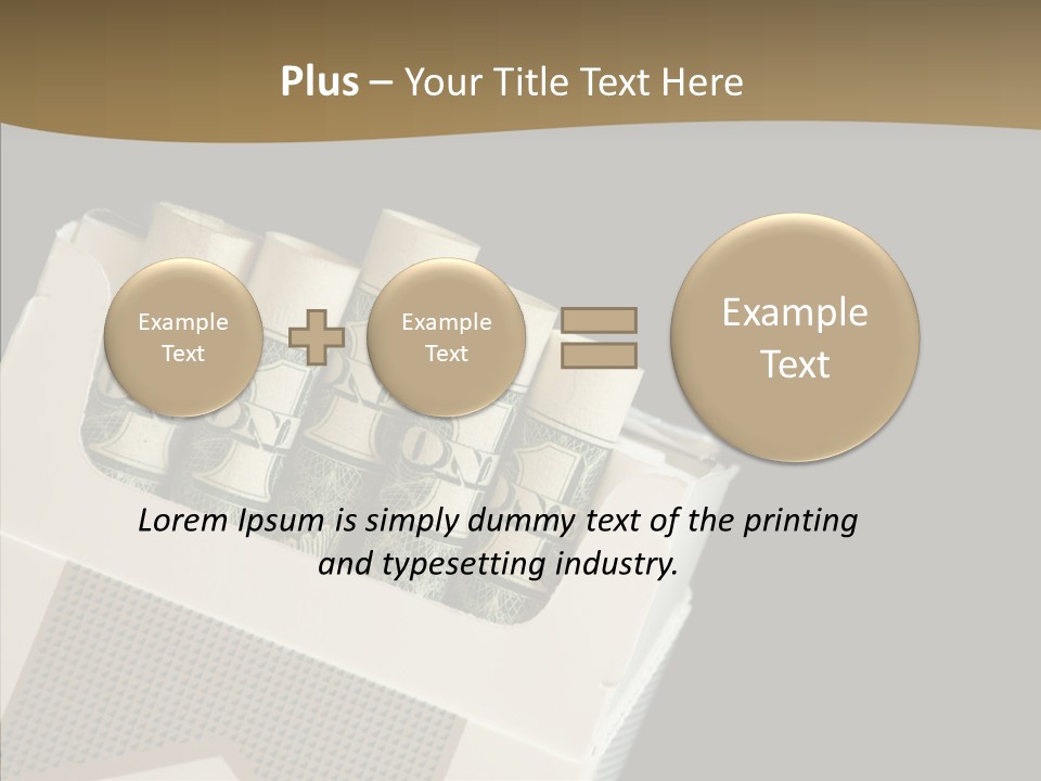 Closeup Finger Elder PowerPoint Template