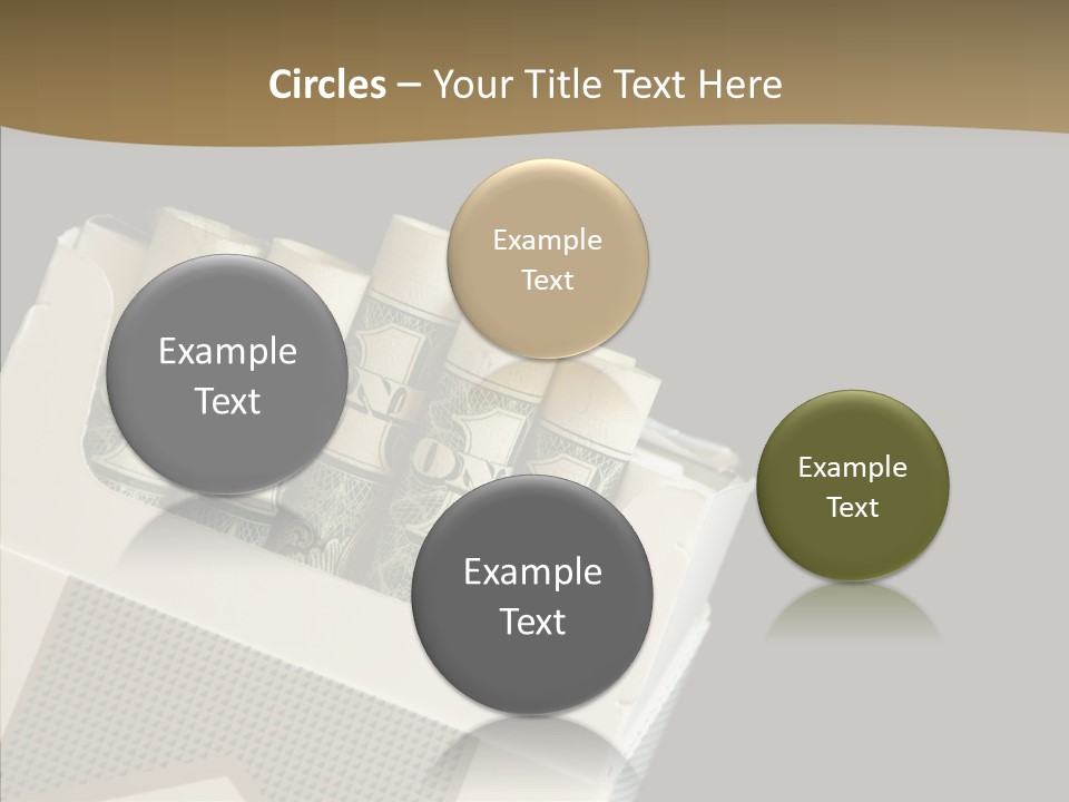 Closeup Finger Elder PowerPoint Template