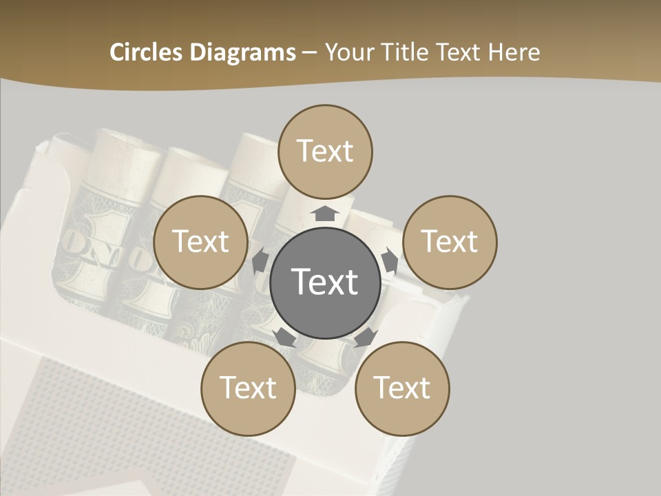 Closeup Finger Elder PowerPoint Template