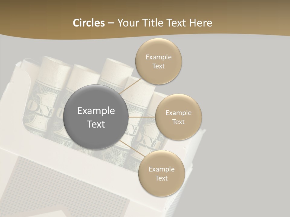 Closeup Finger Elder PowerPoint Template