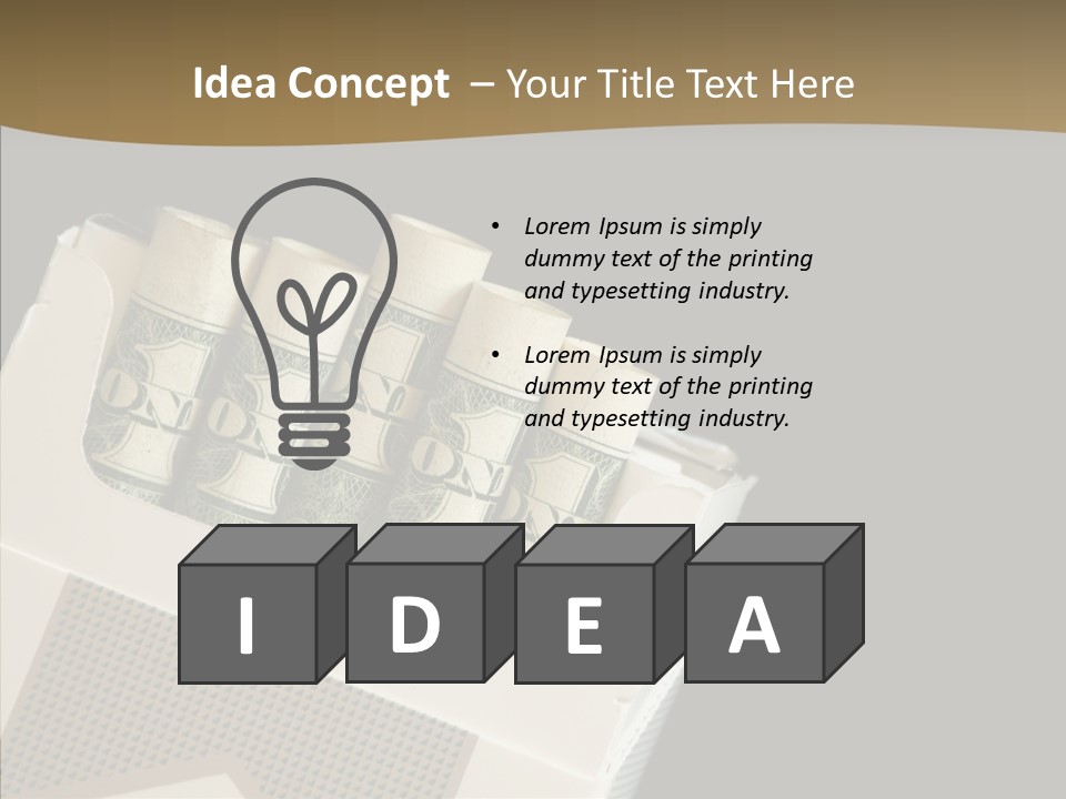 Closeup Finger Elder PowerPoint Template