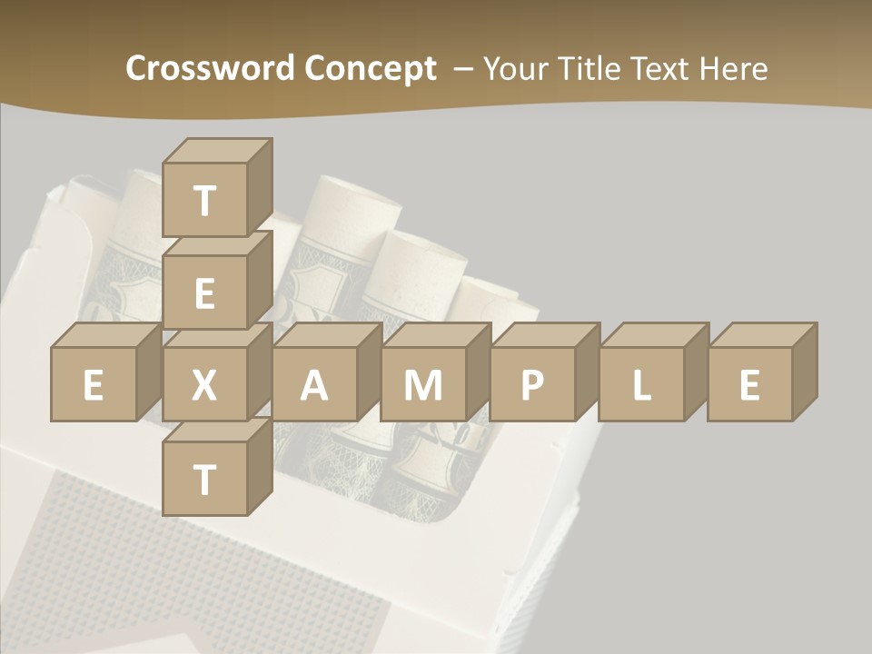 Closeup Finger Elder PowerPoint Template