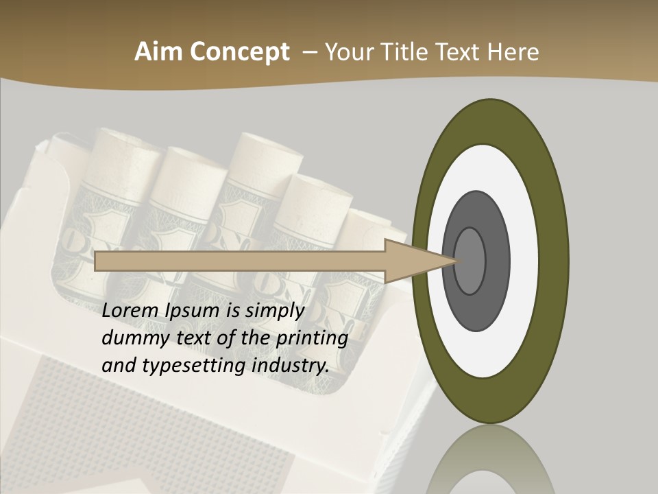 Closeup Finger Elder PowerPoint Template