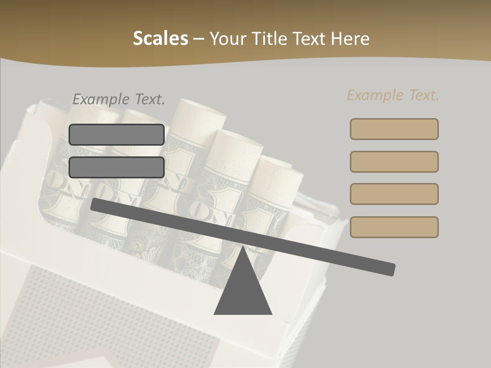 Closeup Finger Elder PowerPoint Template