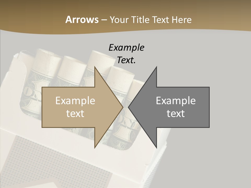 Closeup Finger Elder PowerPoint Template