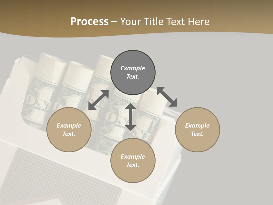 Closeup Finger Elder PowerPoint Template