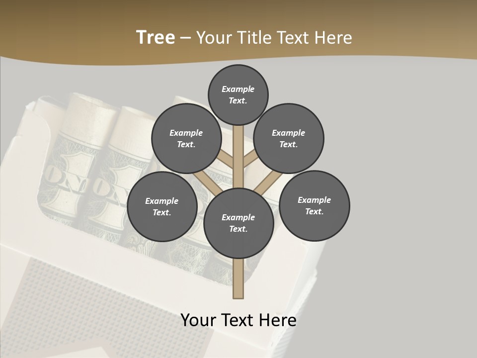 Closeup Finger Elder PowerPoint Template
