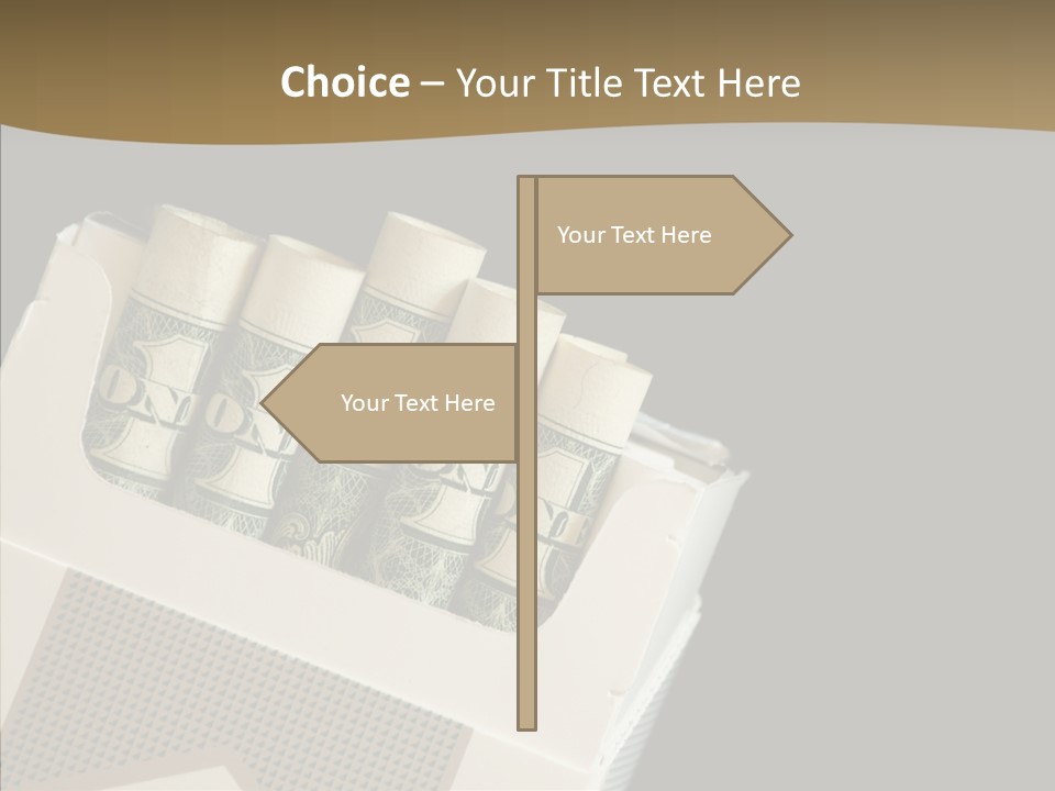 Closeup Finger Elder PowerPoint Template