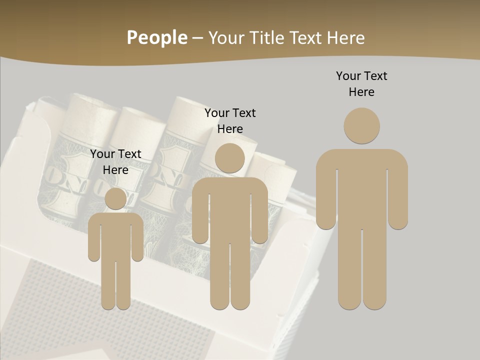 Closeup Finger Elder PowerPoint Template