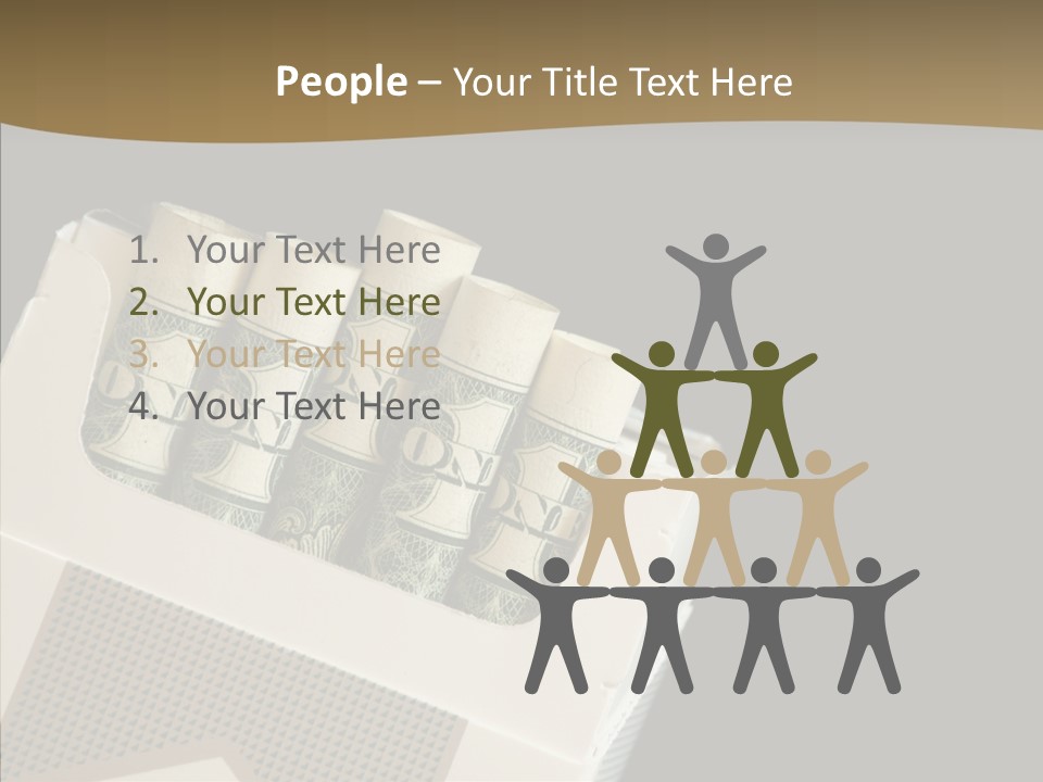 Closeup Finger Elder PowerPoint Template