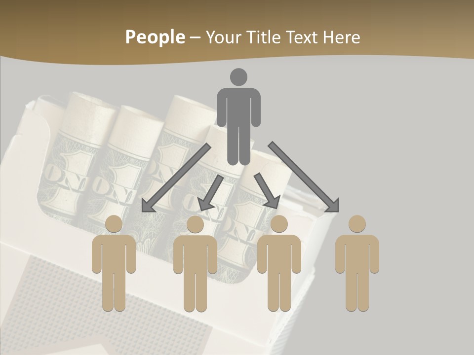 Closeup Finger Elder PowerPoint Template