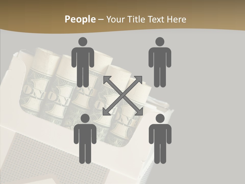 Closeup Finger Elder PowerPoint Template