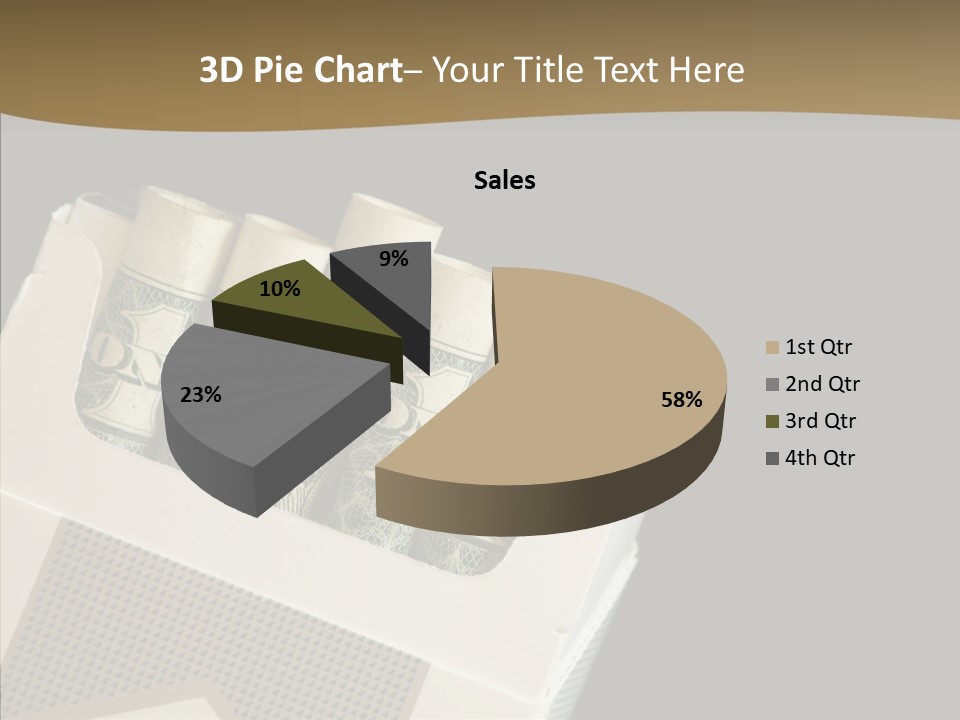 Closeup Finger Elder PowerPoint Template
