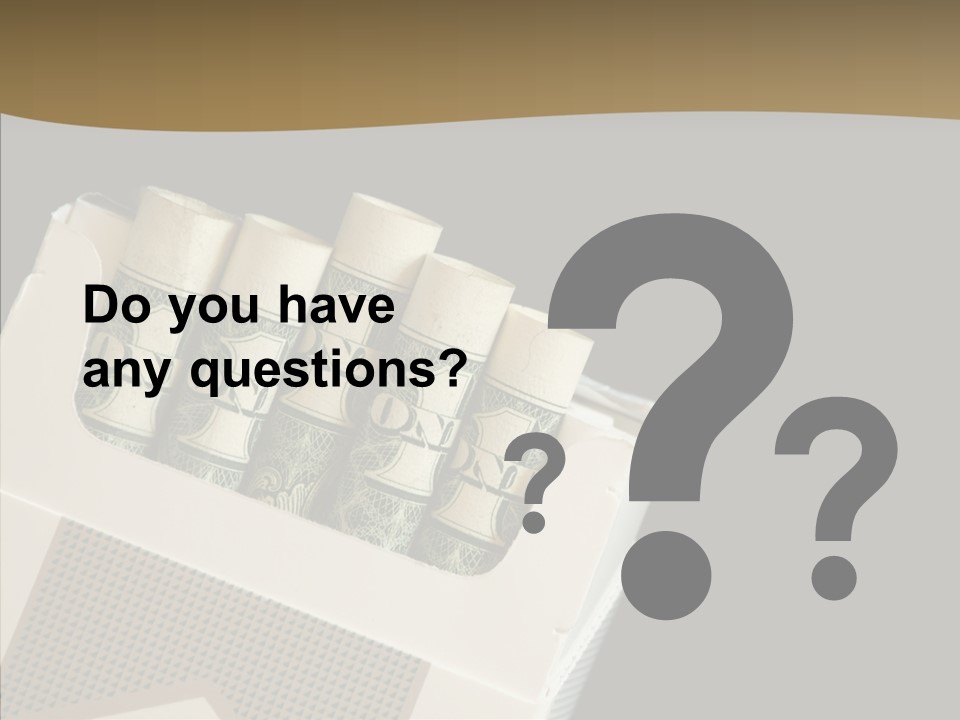 Closeup Finger Elder PowerPoint Template