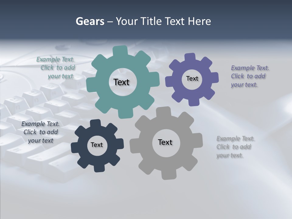Aging Human Hold PowerPoint Template