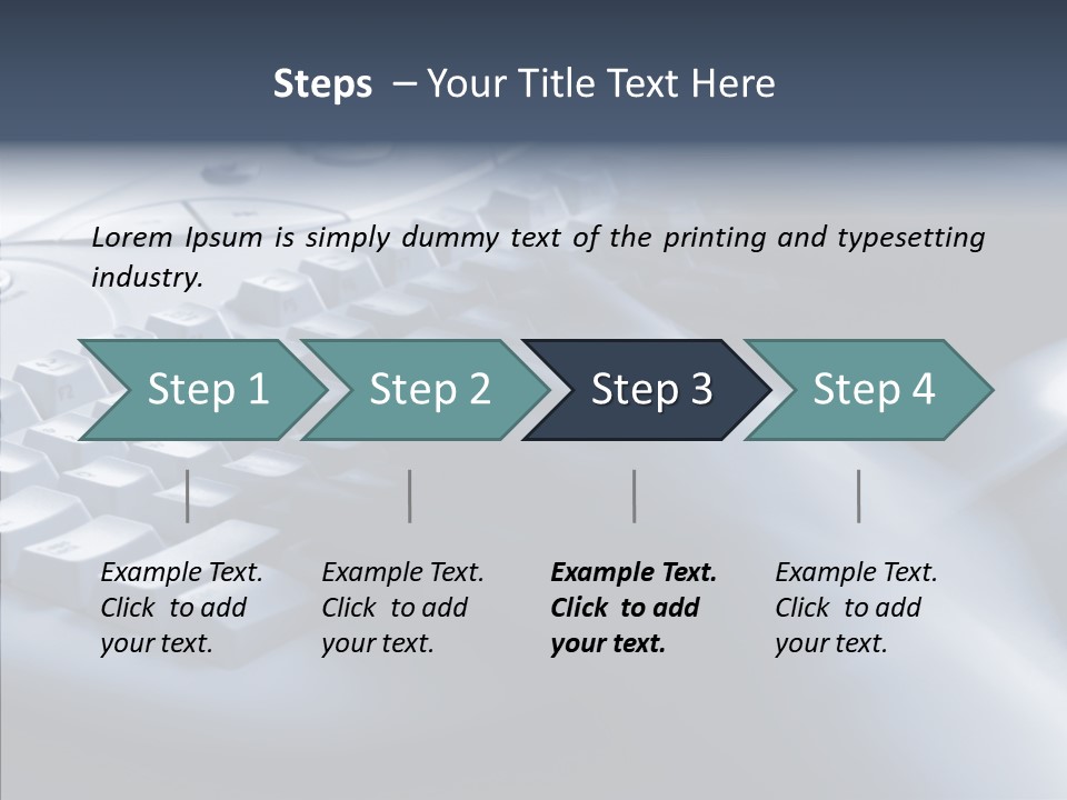 Aging Human Hold PowerPoint Template