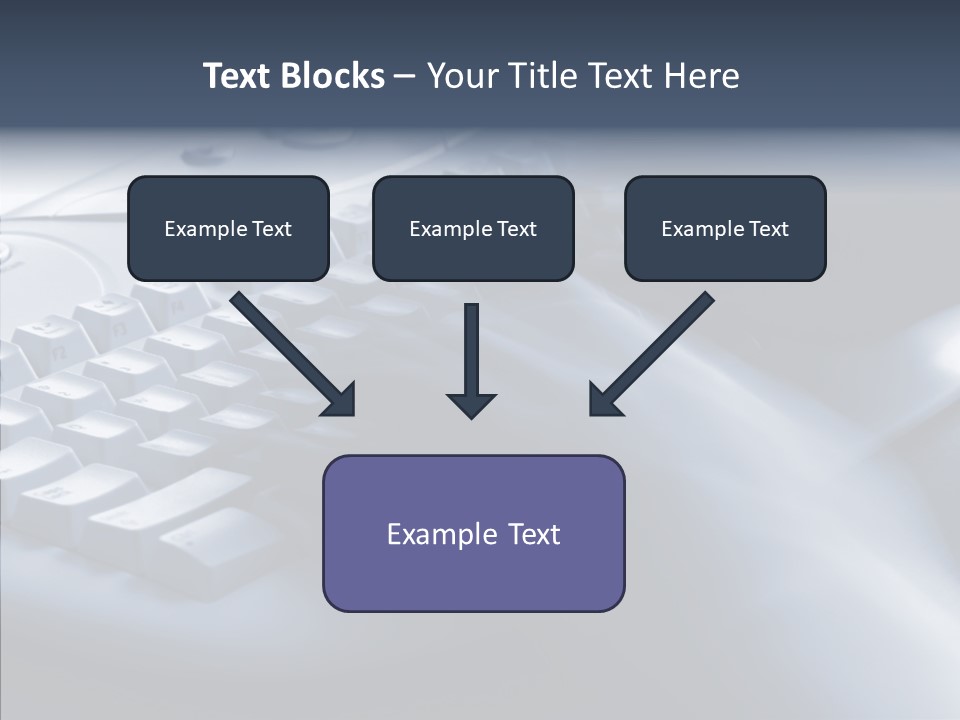 Aging Human Hold PowerPoint Template