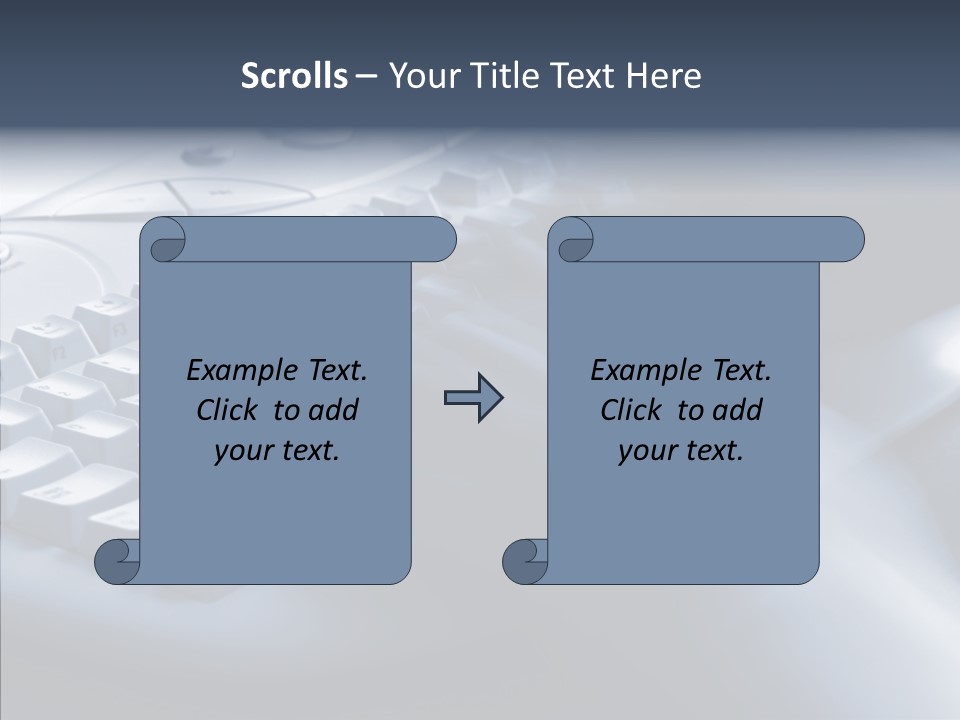 Aging Human Hold PowerPoint Template