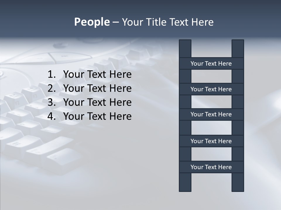 Aging Human Hold PowerPoint Template