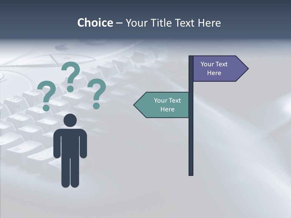 Aging Human Hold PowerPoint Template