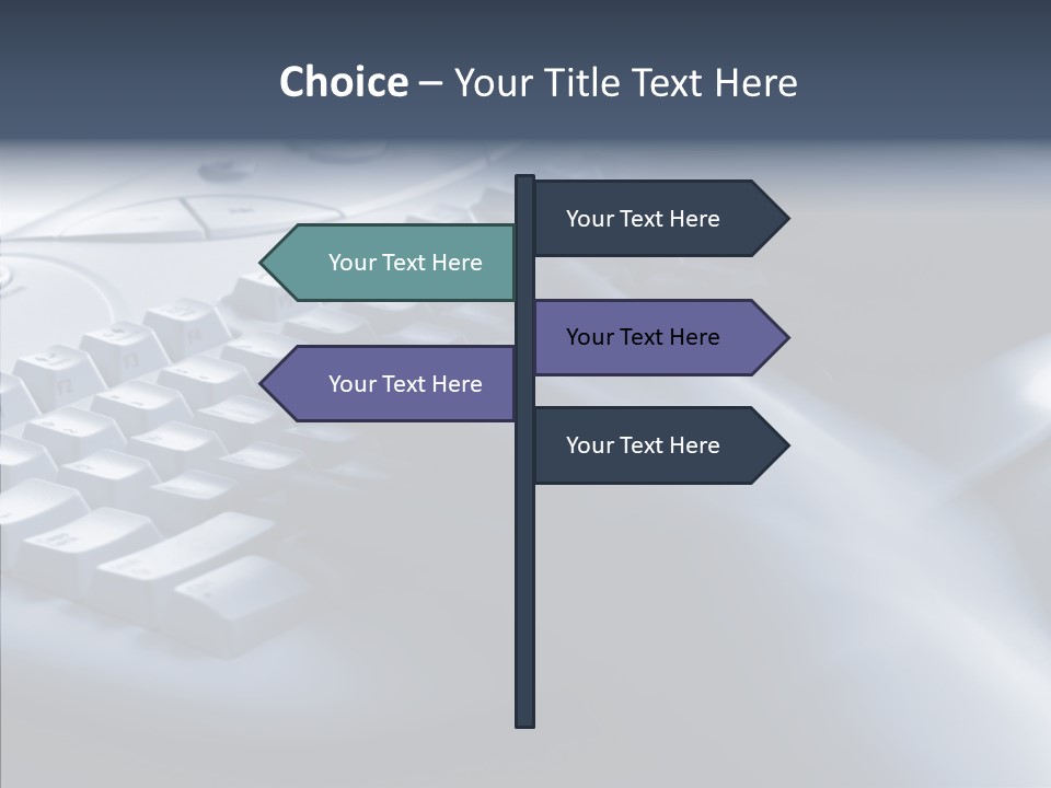 Aging Human Hold PowerPoint Template