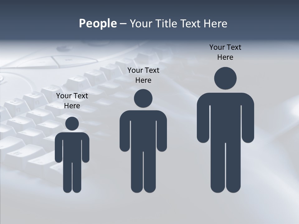 Aging Human Hold PowerPoint Template