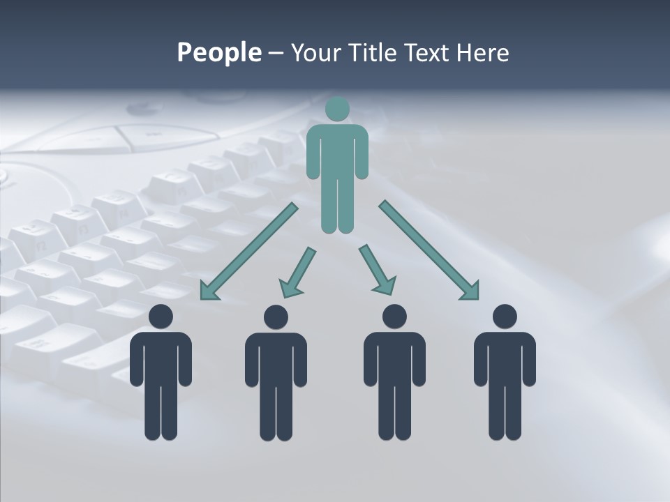 Aging Human Hold PowerPoint Template