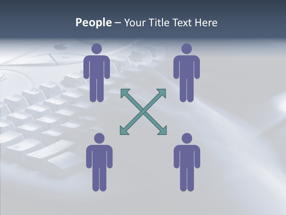 Aging Human Hold PowerPoint Template