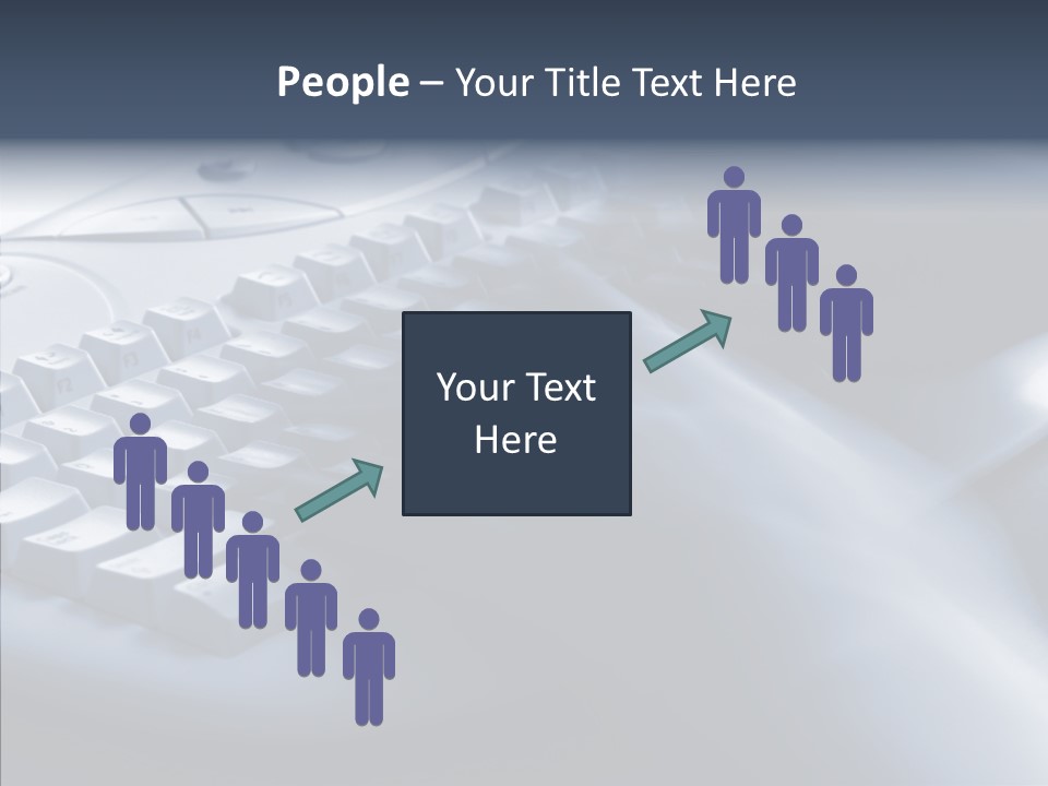 Aging Human Hold PowerPoint Template