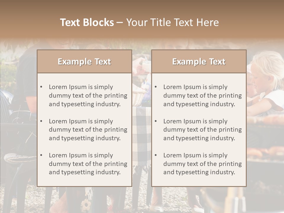 Assistance Young Aging PowerPoint Template
