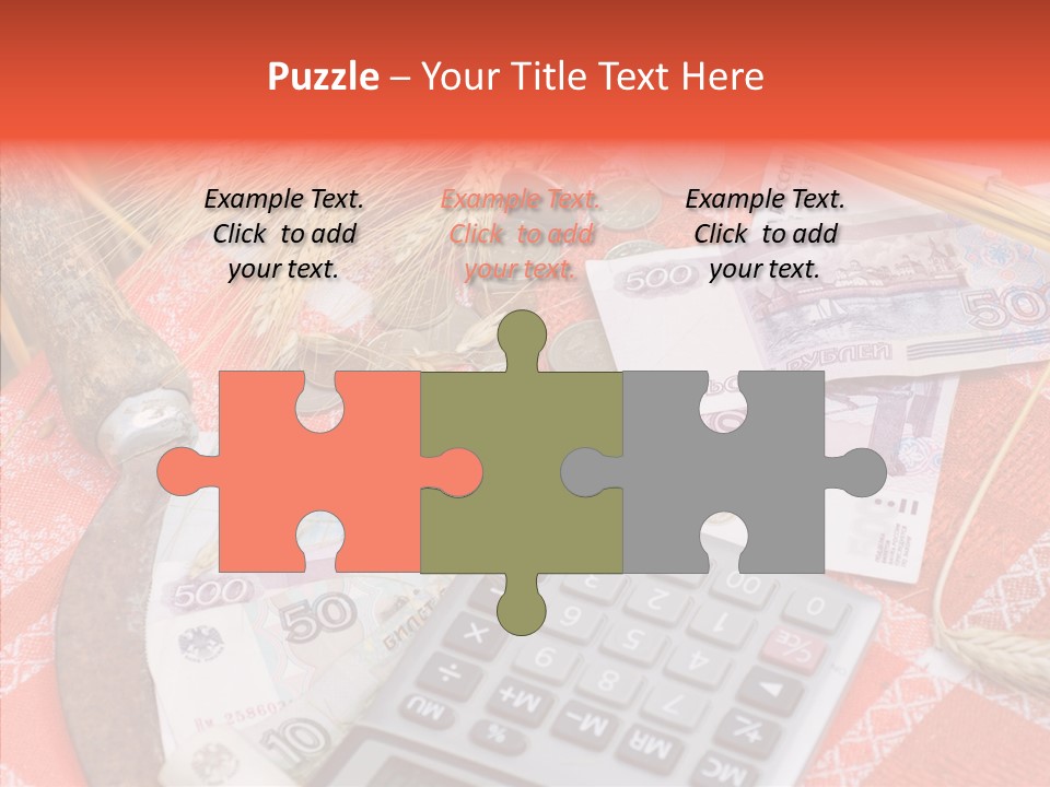 Caregiver  Holding Hands PowerPoint Template