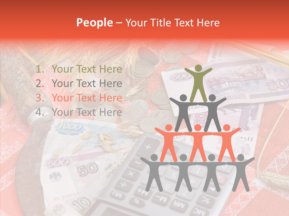 Caregiver  Holding Hands PowerPoint Template