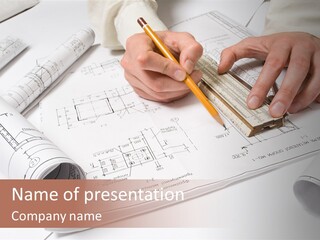 Closeup Human Elder PowerPoint Template