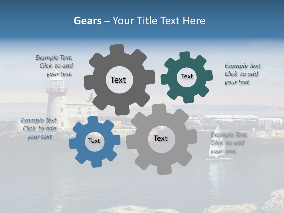 Togetherness White Caregiver PowerPoint Template