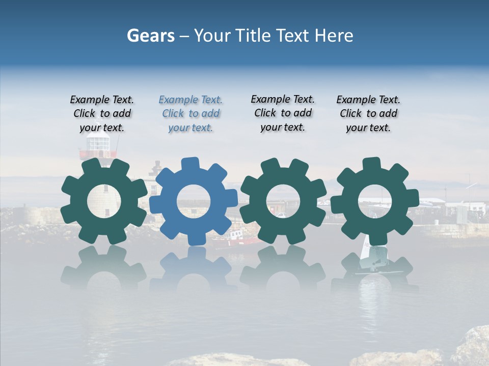 Togetherness White Caregiver PowerPoint Template