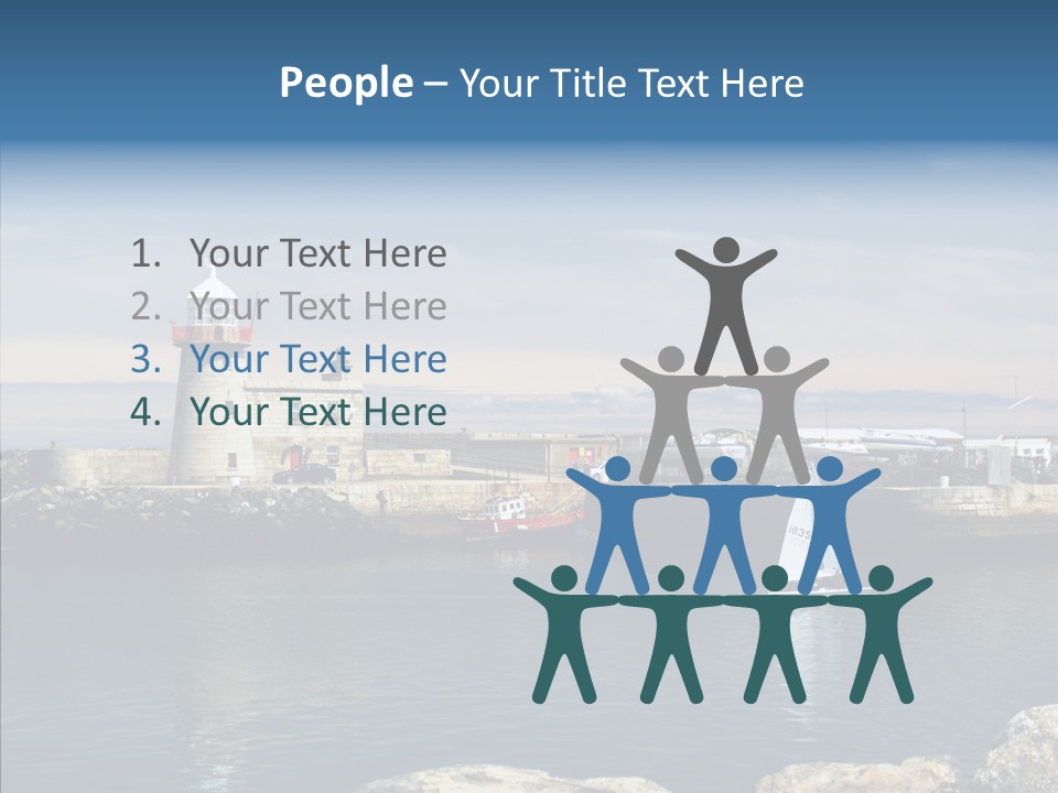 Togetherness White Caregiver PowerPoint Template