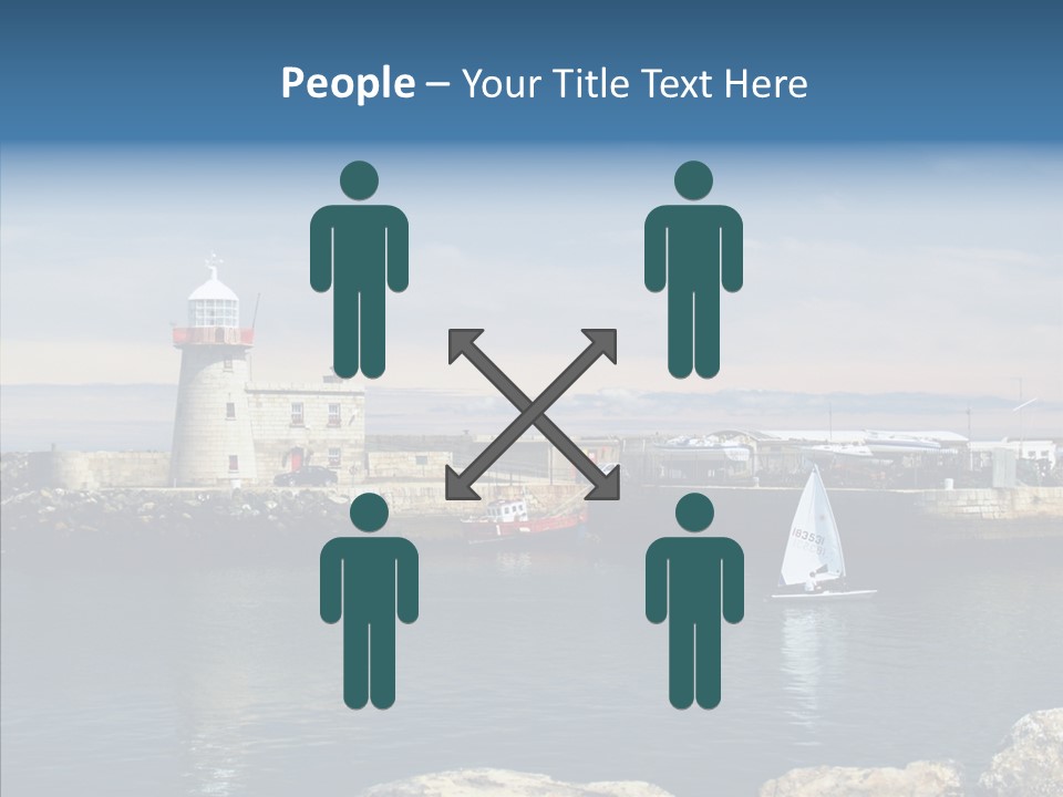 Togetherness White Caregiver PowerPoint Template