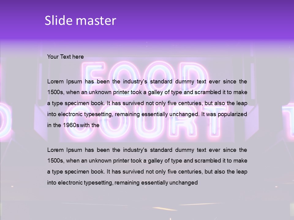 White  Finger PowerPoint Template