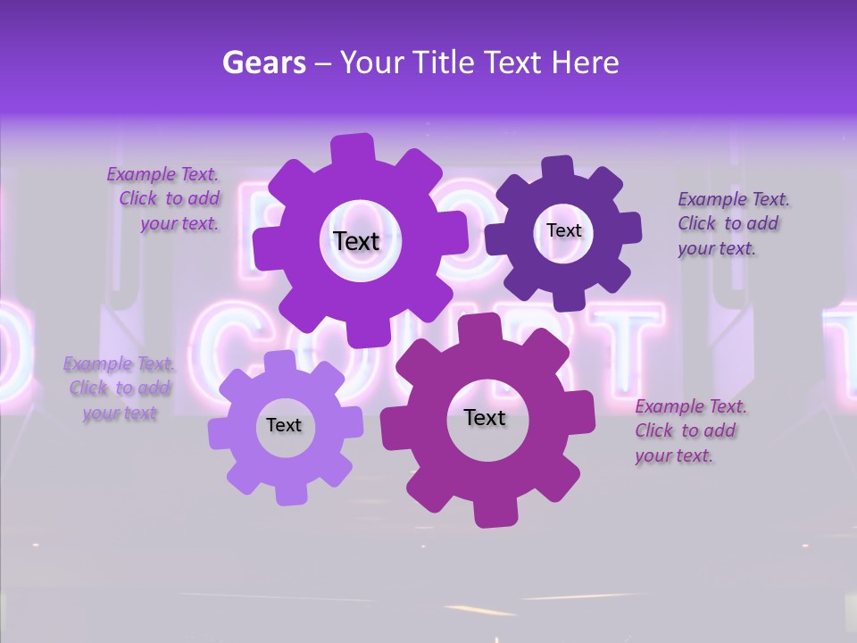 White  Finger PowerPoint Template