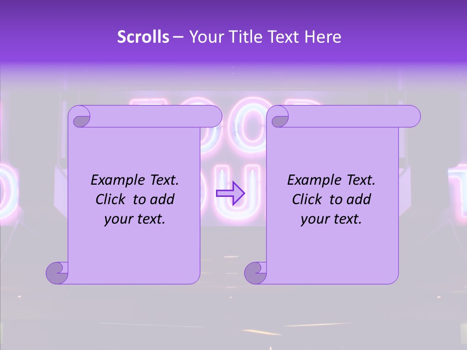 White  Finger PowerPoint Template