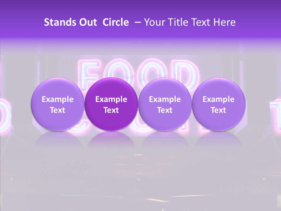 White  Finger PowerPoint Template