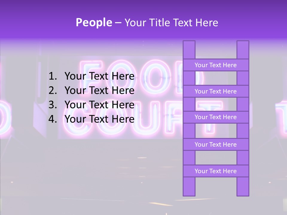 White  Finger PowerPoint Template