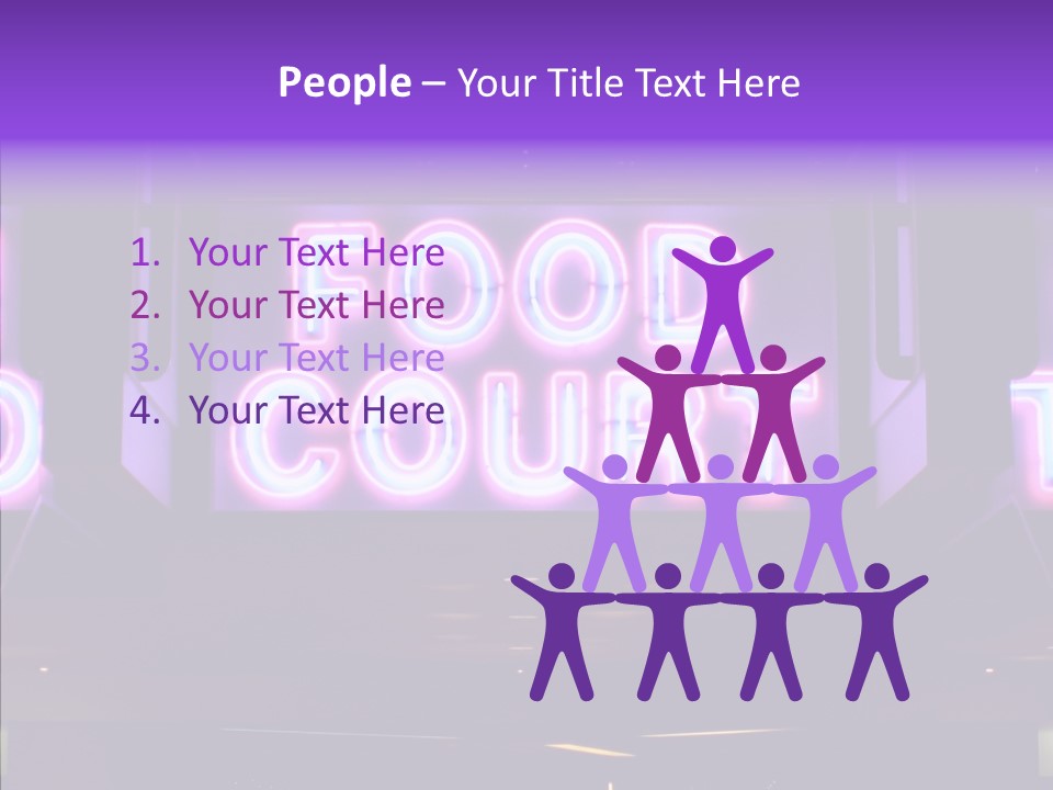 White  Finger PowerPoint Template