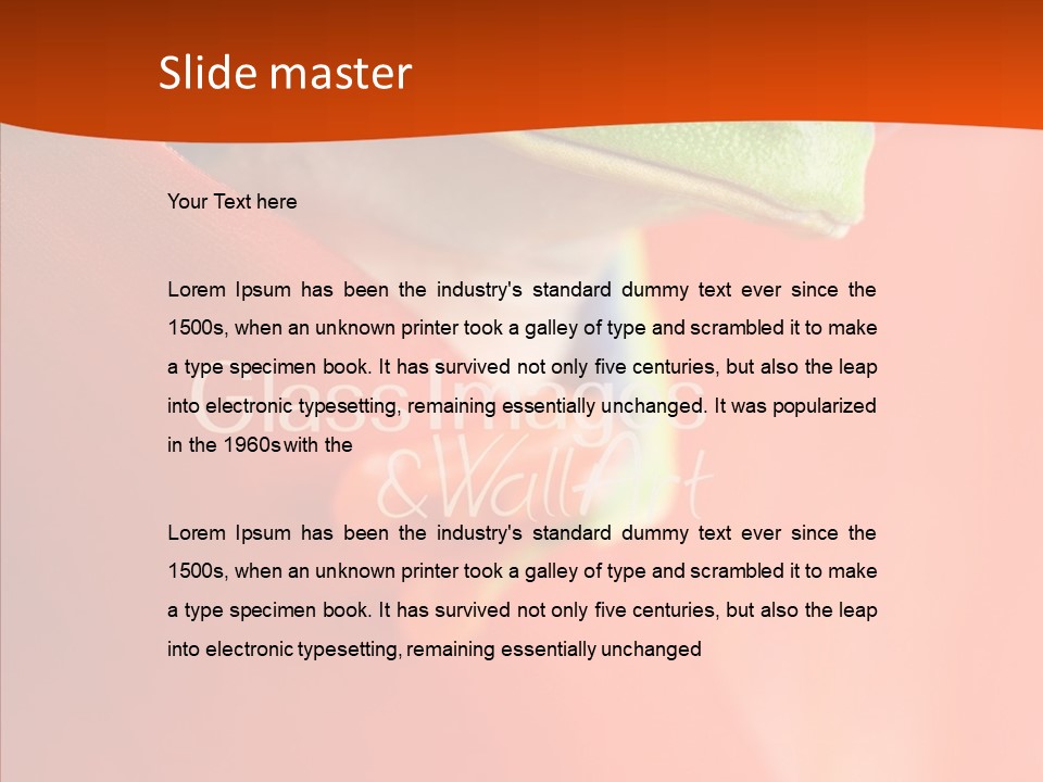 White Hand Aging PowerPoint Template