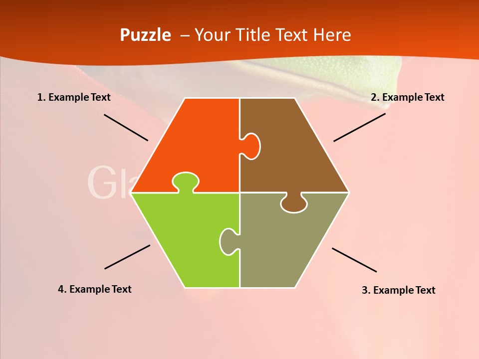 White Hand Aging PowerPoint Template