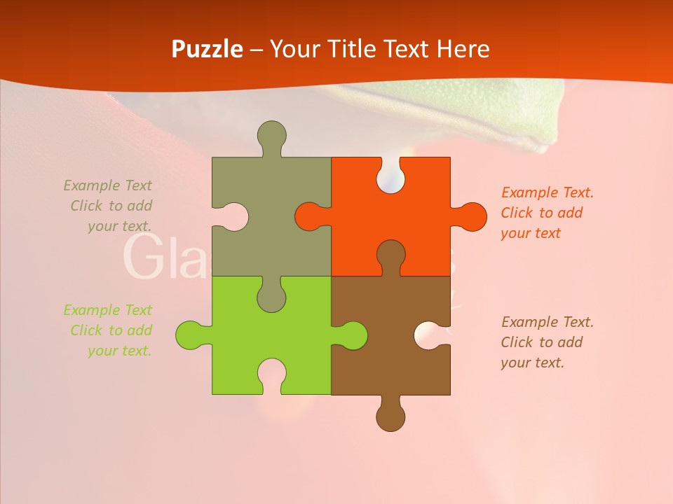 White Hand Aging PowerPoint Template