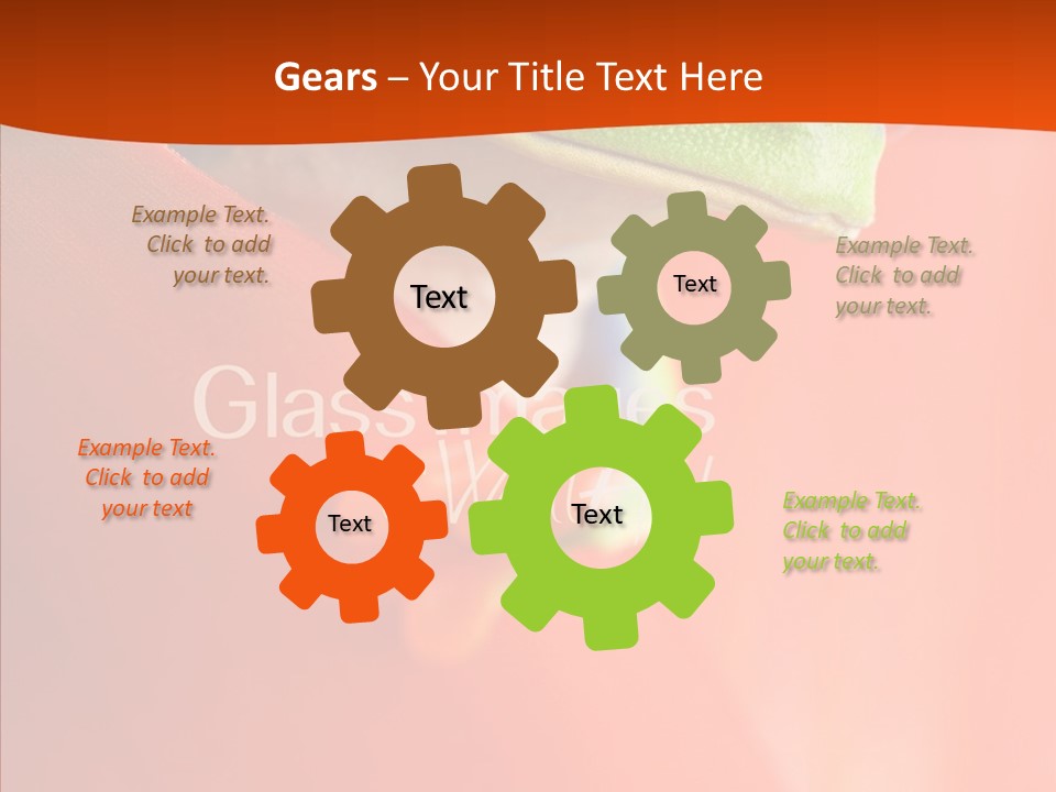 White Hand Aging PowerPoint Template