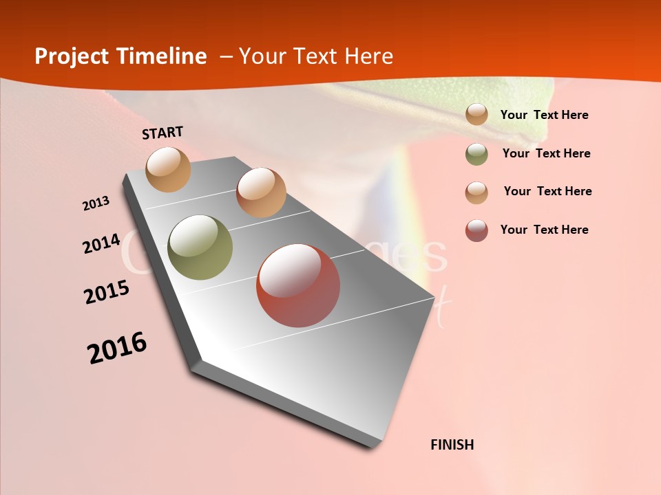 White Hand Aging PowerPoint Template