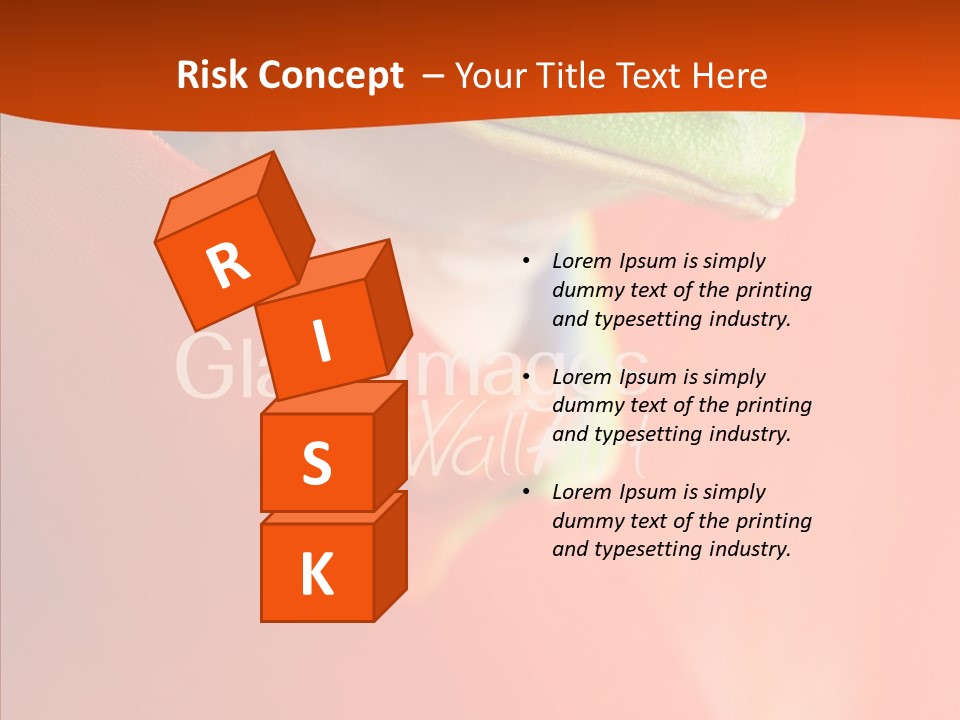 White Hand Aging PowerPoint Template